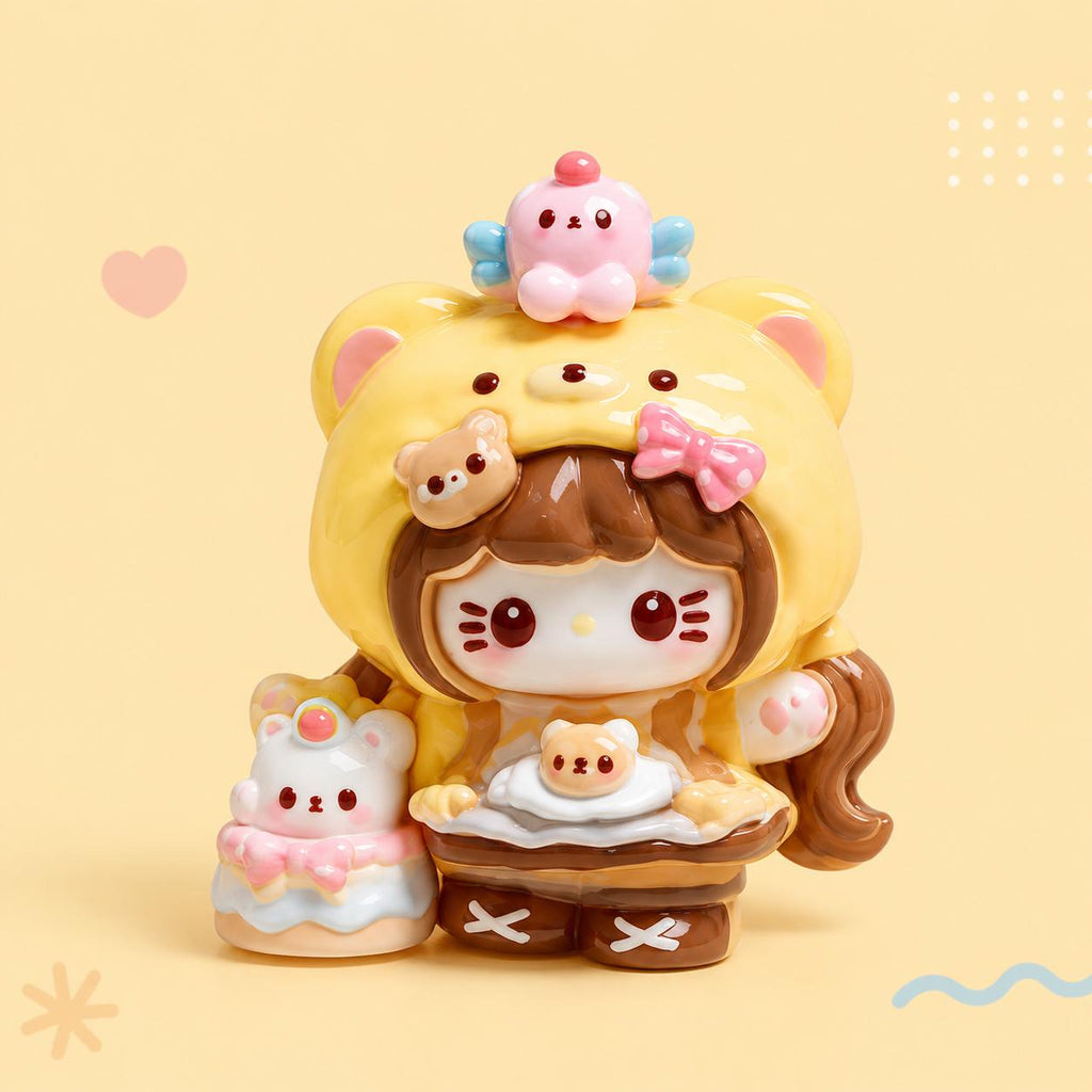Harz Bär Kuchen Katze Anhänger, Kawaii Flatbacks für Decoden Handyhüllen, DIY Basteln