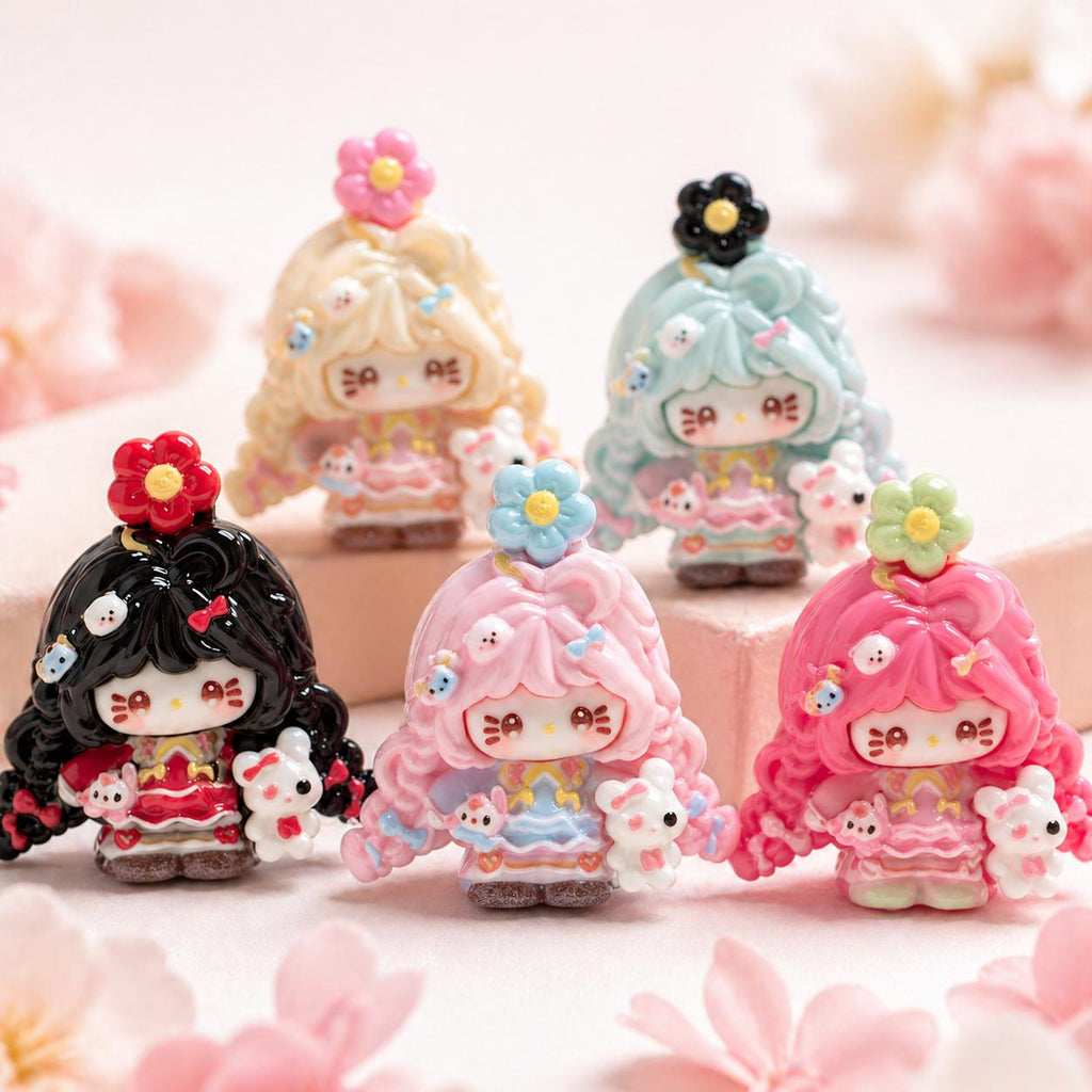 Harz Blumen Katzen Charms, Kawaii Flatbacks für Decoden Handyhüllen, DIY Basteln