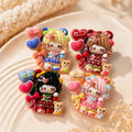 Harz-Herzballon-Katzenanhänger, Kawaii Flatbacks für Decoden-Handyhüllen, DIY-Bastelarbeiten