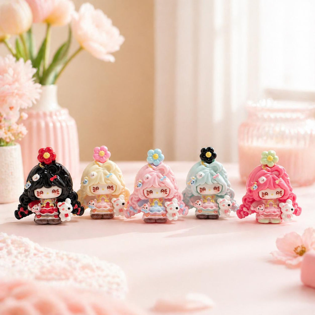 Harz Blumen Katzen Charms, Kawaii Flatbacks für Decoden Handyhüllen, DIY Basteln