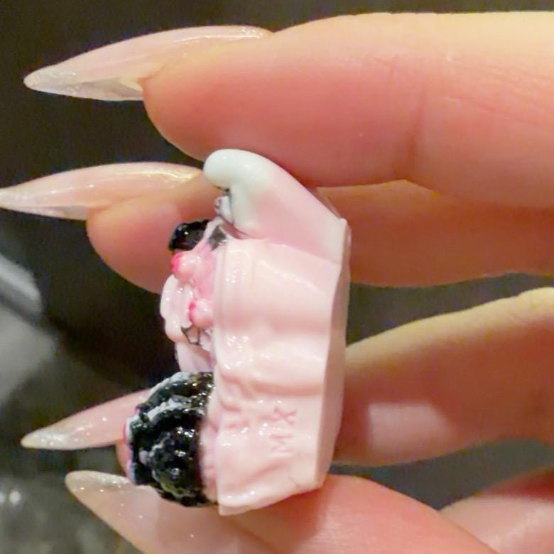 Harz-Regenschirm-Kaninchen-Katzen-Anhänger, Kawaii Flatbacks für Decoden-Handyhüllen, DIY-Bastelarbeiten