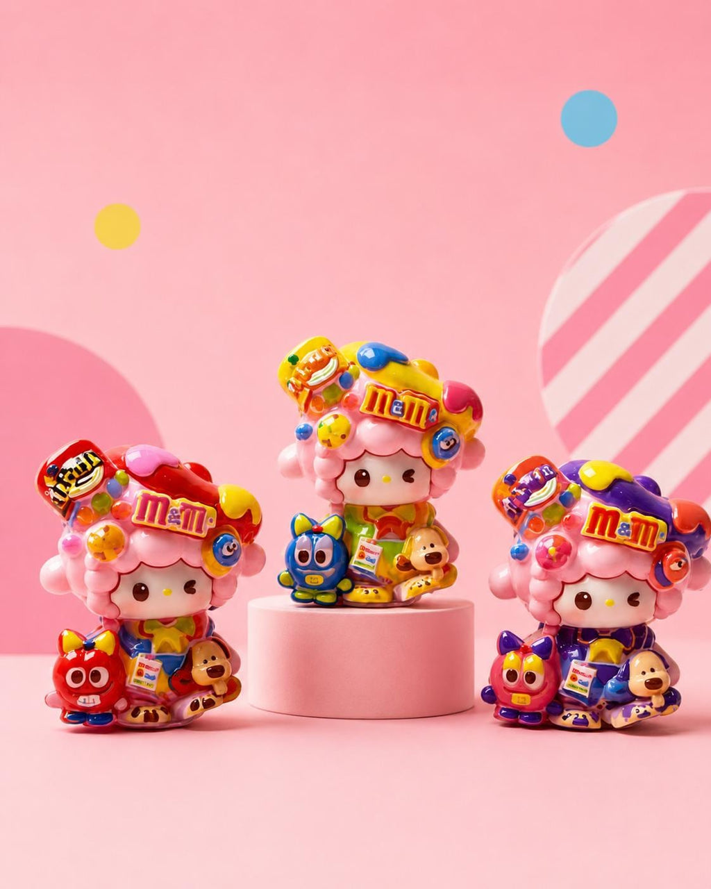 32-35mm Candy Carnival Klavierstil, Harzperlen, Kawaii Cartoon Charms für Decoden Handyhüllen, DIY Stifte & Handyriemen