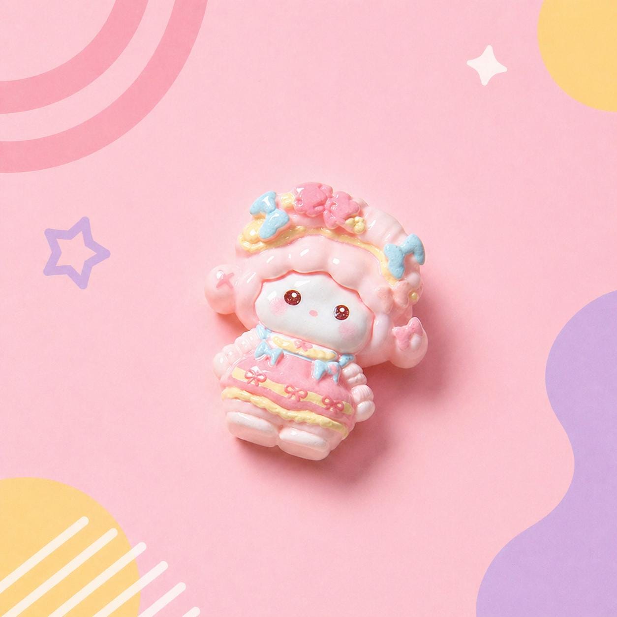 Resin Picnic Sheep,Flatback Charms for DIY Phone Cases, Scrapbook & Craft Supplies, 20-100 pcs