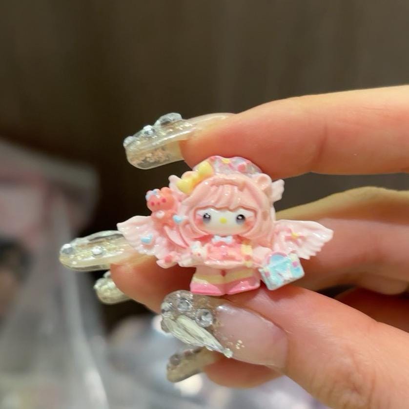 Harz Krankenschwester Katze Charms, Kawaii Flatbacks für Decoden Handyhüllen, DIY Basteleien