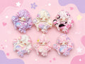 Kawaii Meerjungfrauenkatzen Flatback-Harzanhänger, 32mm Decoden Anhänger für Handyhüllen, DIY Stifte, Handyriemen & Bastelbedarf