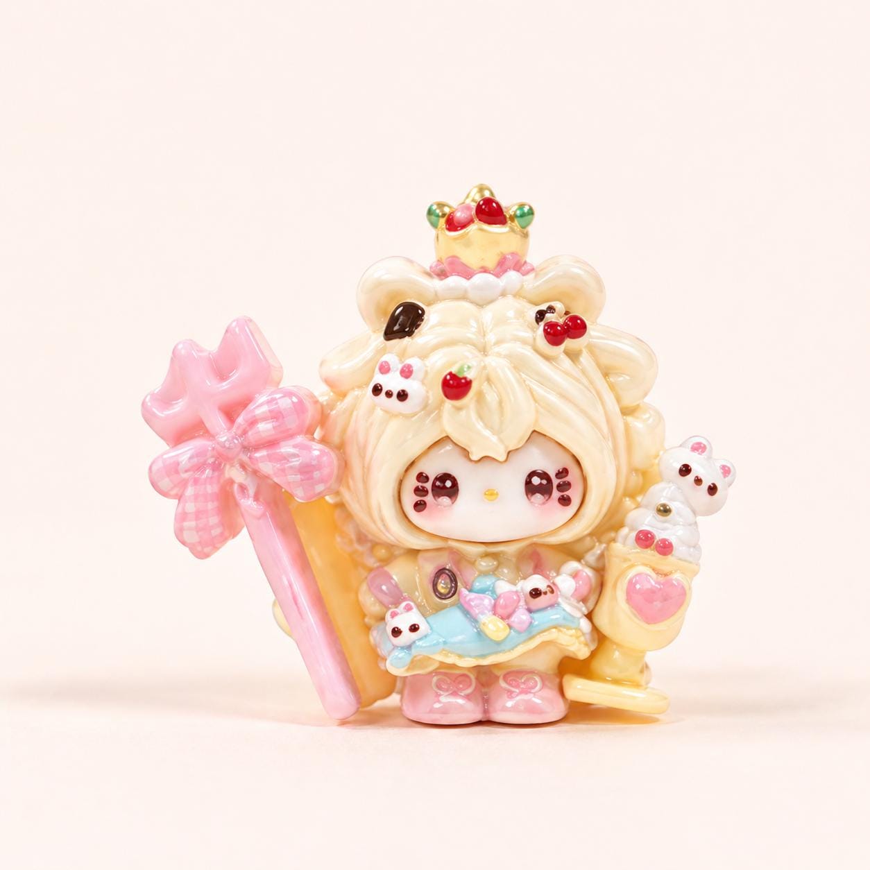 Harz-Kronen-Katzen-Anhänger, Kawaii-Flatbacks für Decoden-Handyhüllen, DIY-Bastelarbeiten