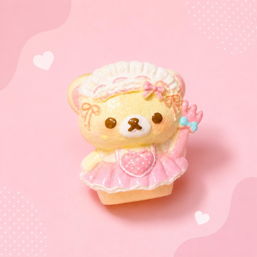 Bäckerbär Harzperlen, Kawaii Fokusperlen für Perlenstifte, Schlüsselanhänger & Handyriemen