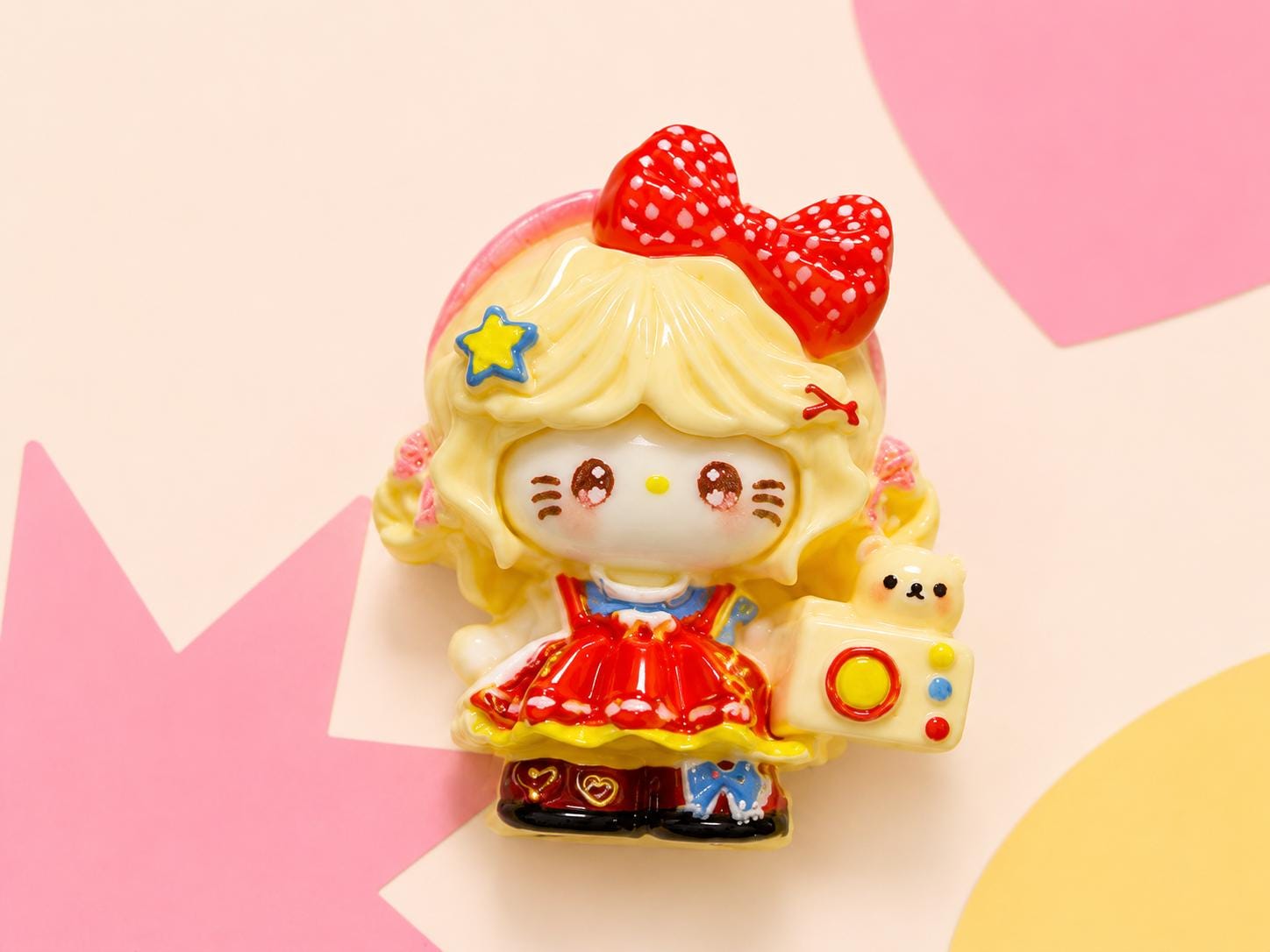 Resin Camera Cat Charms, Kawaii Flatbacks for Decoden Phone Cases, DIY Crafts