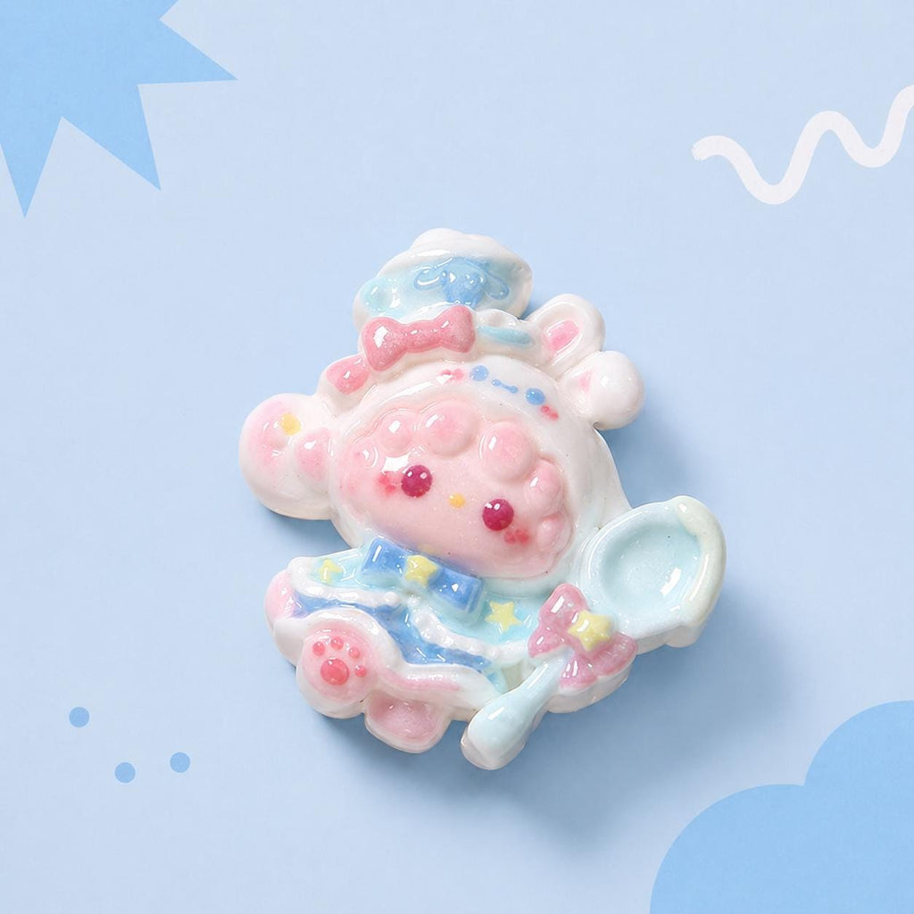 Kawaii Löffel Katze Harz-Anhänger, Decoden Handyhüllen Bastelzubehör
