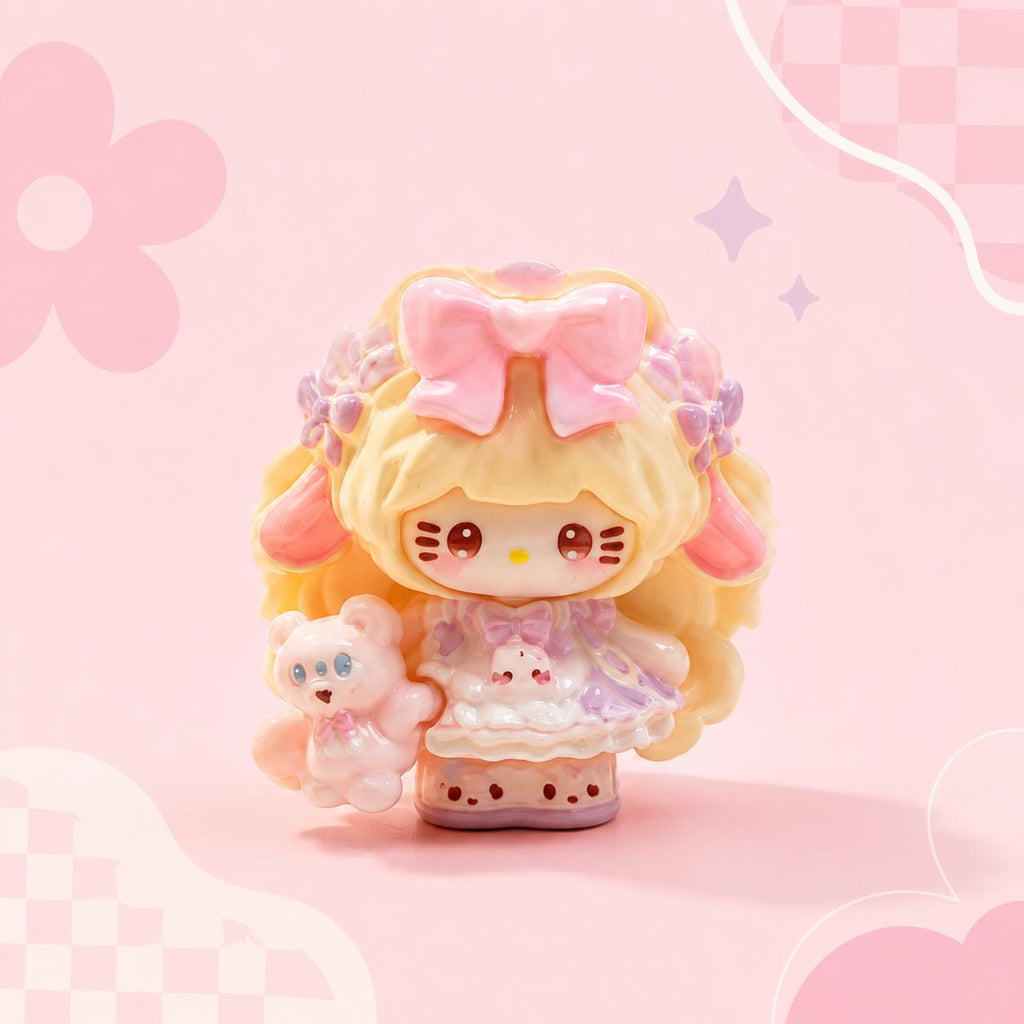 Harz-Kaninchen-Katzen-Anhänger, Kawaii Flatbacks für Decoden-Handyhüllen, DIY-Bastelarbeiten