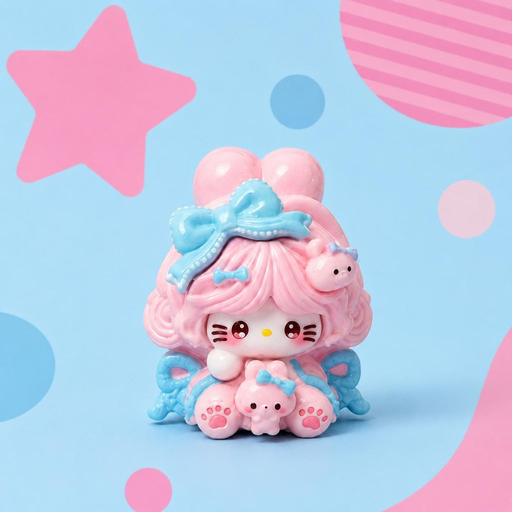 Harz Hasen Band Katze Charms, Kawaii Flatbacks für Decoden Handyhüllen, DIY Basteleien