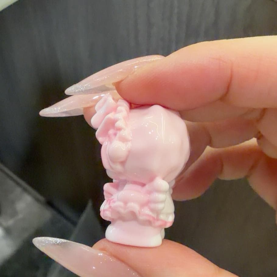 32-35mm Erdbeer-Katzen-Stil, Harzperlen, Kawaii Cartoon Charms für Decoden Handyhüllen, DIY Stifte & Handyriemen