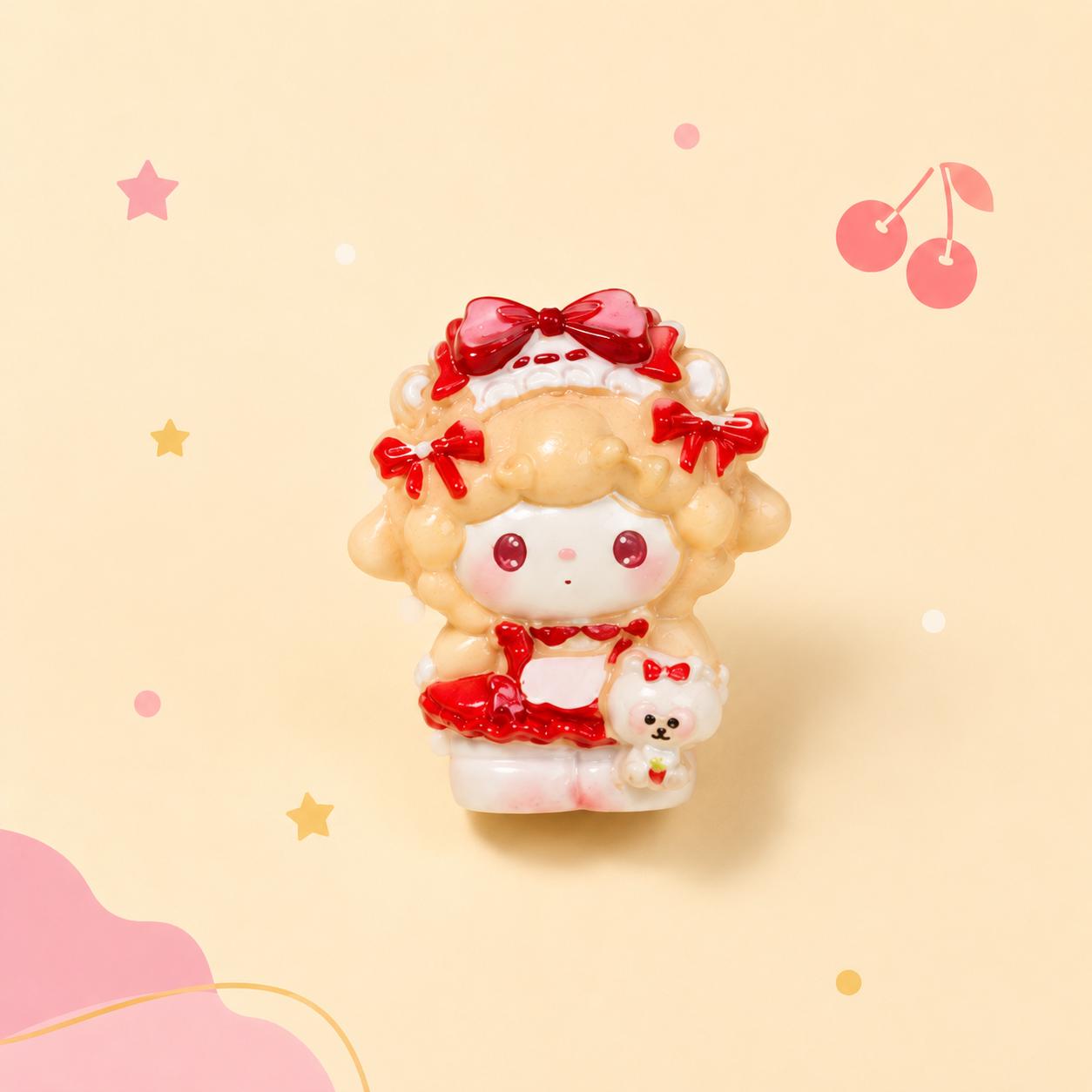 34-30mm Pastell Kawaii Lolita-Stil und Cabochons, Harz-Anhänger für Decoden, Handyhüllen & Schlüsselanhänger Bastelarbeiten