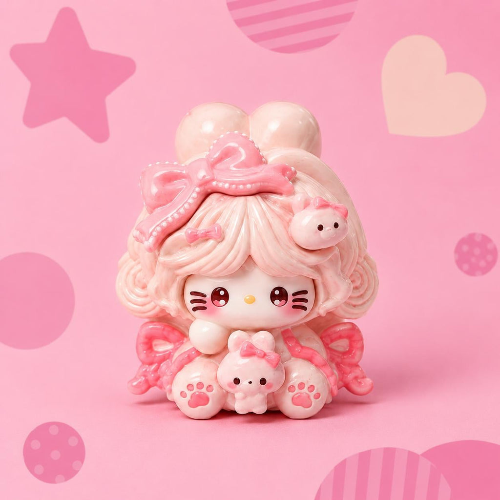 Harz Hasen Band Katze Charms, Kawaii Flatbacks für Decoden Handyhüllen, DIY Basteleien