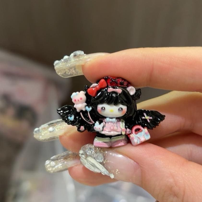 Resin Nurse Cat Charms, Kawaii Flatbacks for Decoden Phone Cases, DIY Crafts