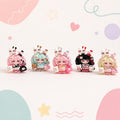 Pastell Kawaii Katze Cabochons aus Harz, Kawaii Flatbacks für Decoden Handyhüllen, DIY Basteln
