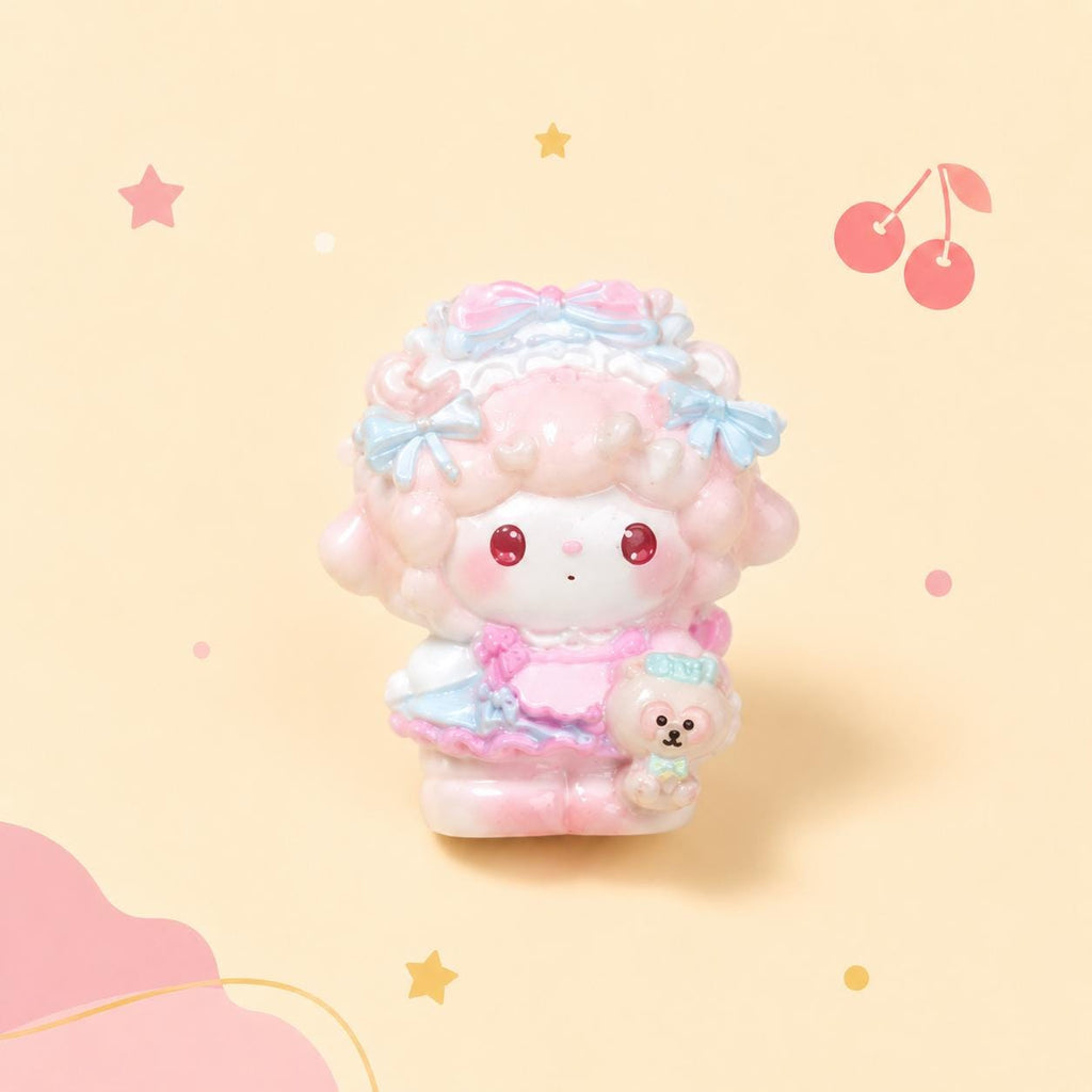 34-30mm Pastell Kawaii Lolita-Stil und Cabochons, Harz-Anhänger für Decoden, Handyhüllen & Schlüsselanhänger Bastelarbeiten