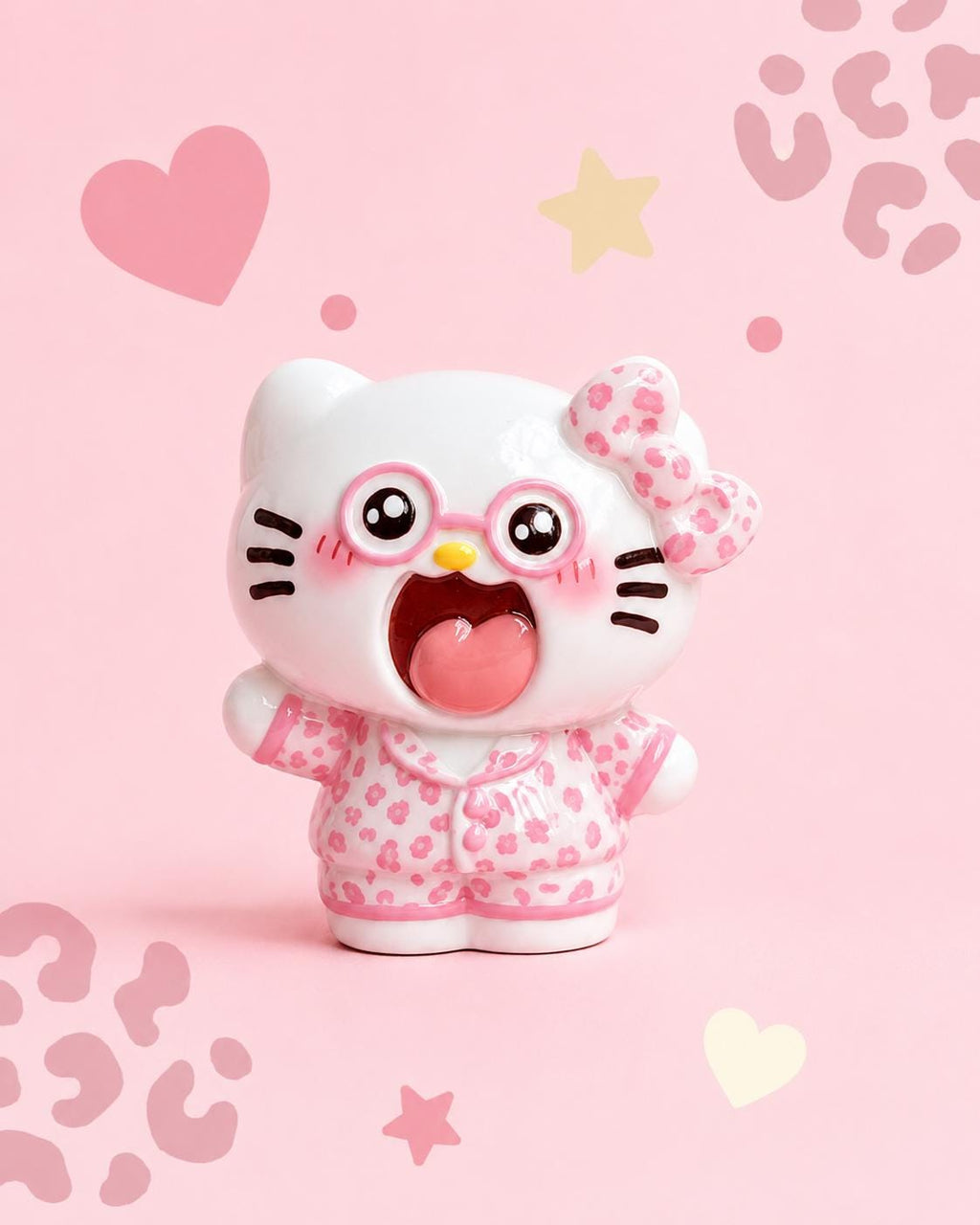 35-33 mm Pastell Kawaii Wildes Pyjama-Katzen-Design und Cabochons, Charakter-Harzanhänger für Decoden, Handyhüllen- und Schlüsselanhänger-Bastelarbeiten