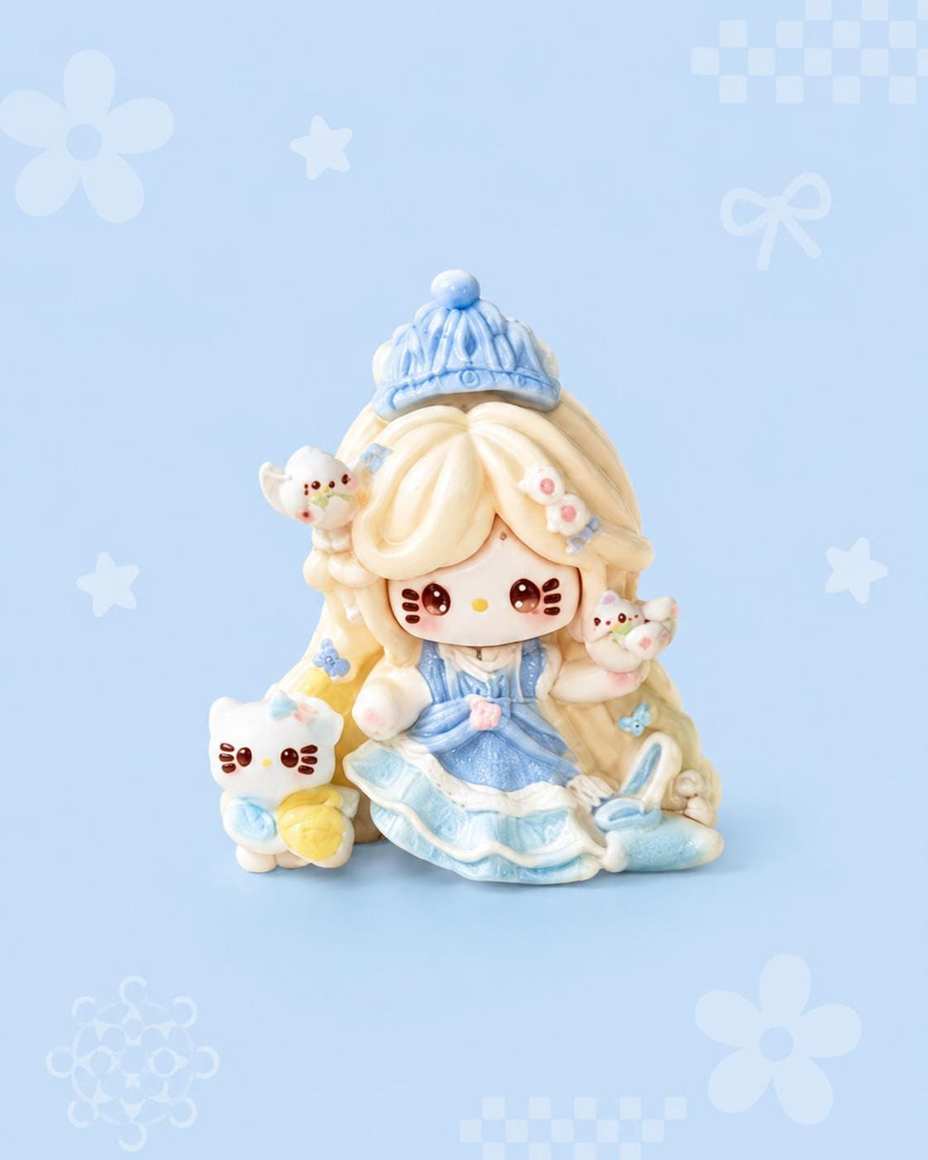 Pastell Prinzessin Katze Harz Cabochons, Kawaii Flatbacks für Decoden Handyhüllen, DIY Basteln