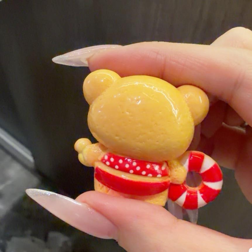 Schwimmender Bär Harzperlen, Kawaii Fokusperlen für Perlenstifte, Schlüsselanhänger & Handyriemen