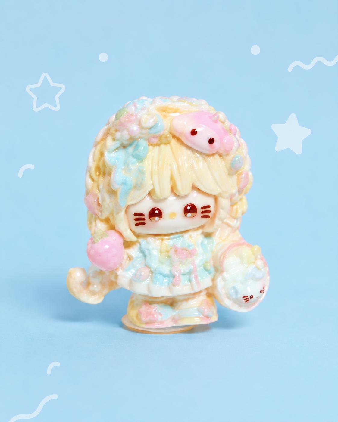 Kawaii Katze Flatback Charms, Resin Cabochons für Decoden Handyhüllen, DIY Bastelset