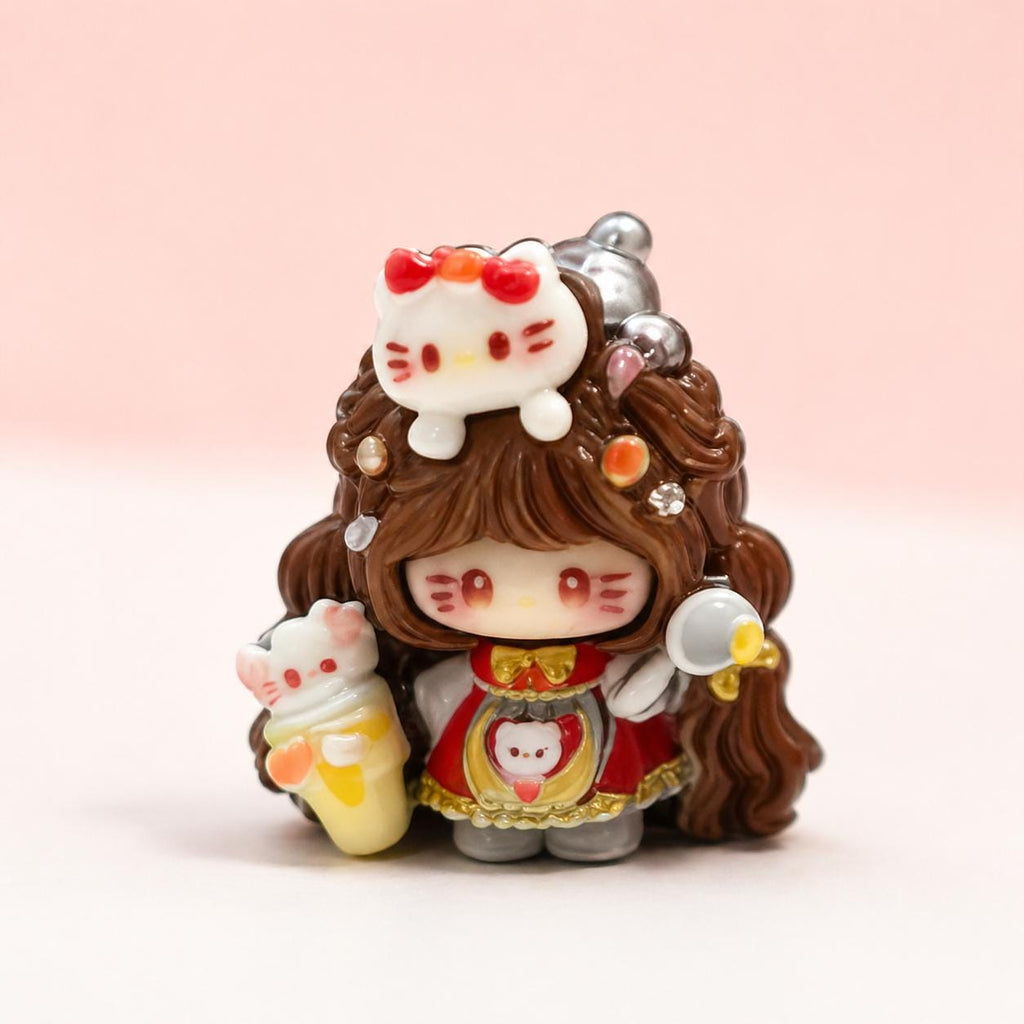 Harz-Eiscreme-Katzen-Anhänger, Kawaii Flatbacks für Decoden-Handyhüllen, DIY Bastelarbeiten