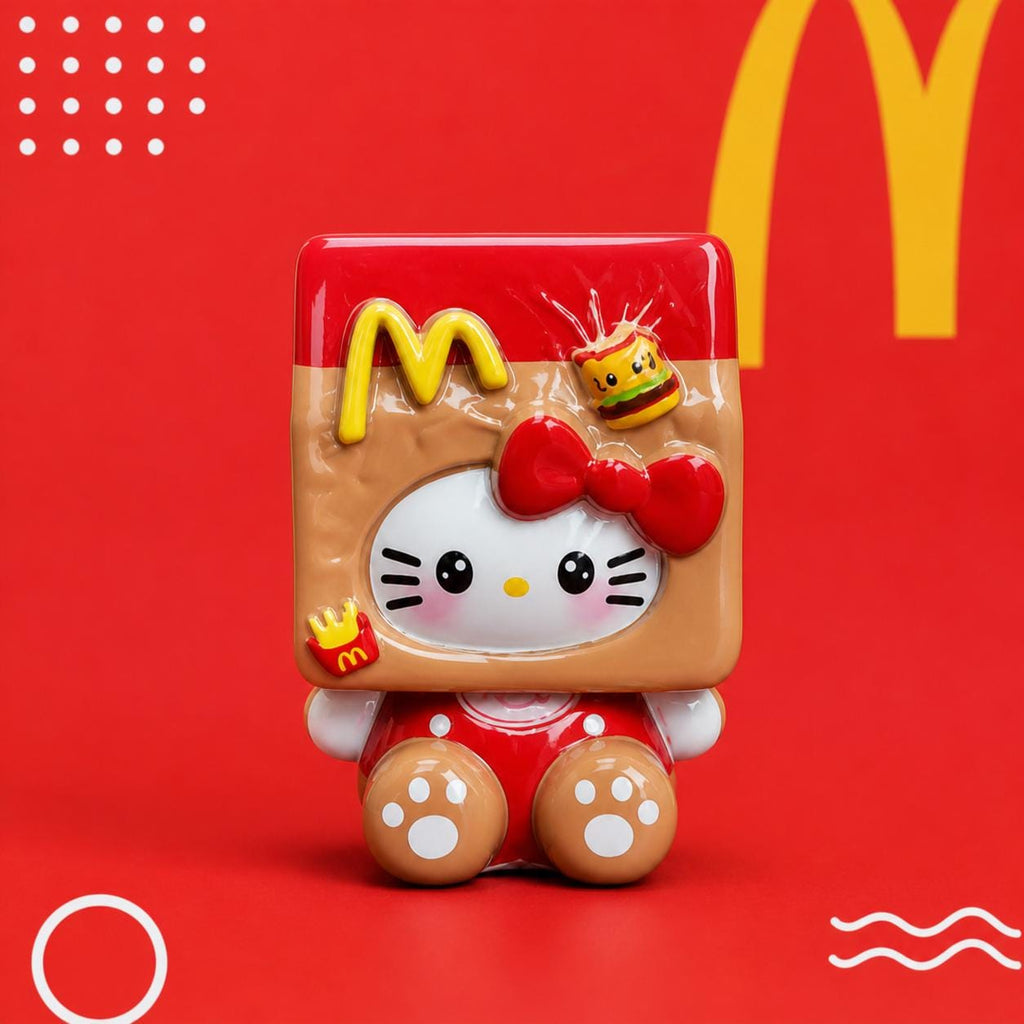 32 mm Pommes frites Harzanhänger, Kawaii Katzenanhänger für Decoden Handyhüllen, Schlüsselanhänger, DIY Stifte & Handyriemen