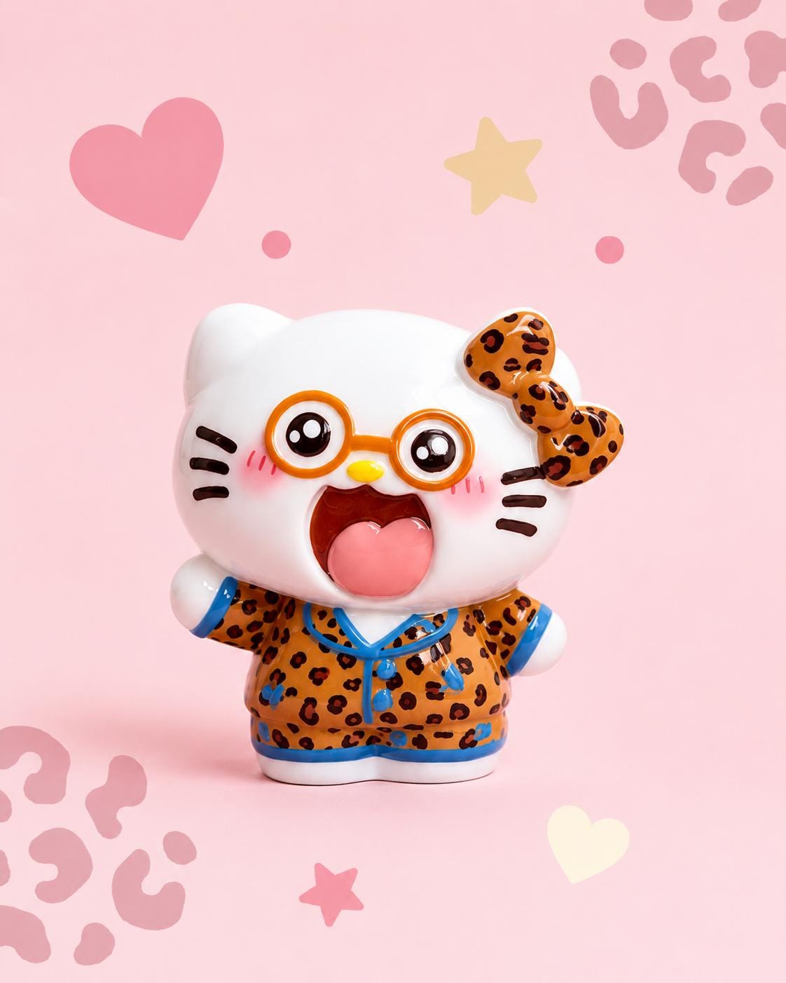 35-33 mm Pastell Kawaii Wildes Pyjama-Katzen-Design und Cabochons, Charakter-Harzanhänger für Decoden, Handyhüllen- und Schlüsselanhänger-Bastelarbeiten