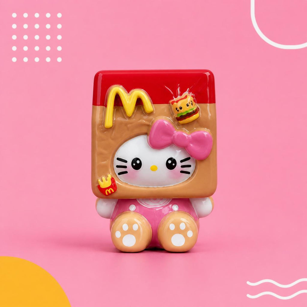 32 mm Pommes frites Harzanhänger, Kawaii Katzenanhänger für Decoden Handyhüllen, Schlüsselanhänger, DIY Stifte & Handyriemen